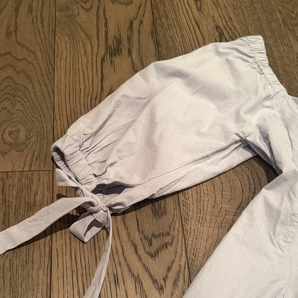 Free People White Mini Dress with Puff Sleeves - Picture 4 of 4